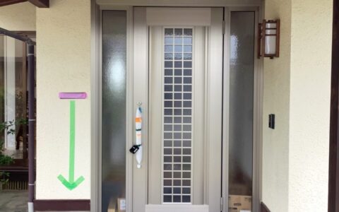 F様邸　玄関扉交換工事【1DAYリフォーム】